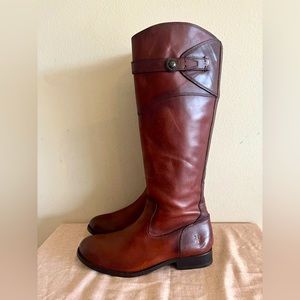 FRYE Women’s Molly Knee High Boot Leather Tall Riding